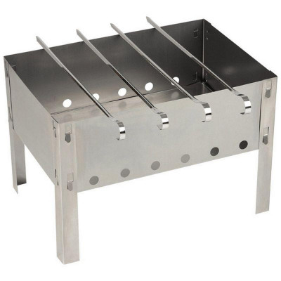 Мангал ECOS сборно-разборный 350х240х240мм, 0, 35-0.40мм с 4 шампурами PARK ECOS 009380