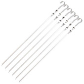 Набор шампуров ECOS 560*10*1,0мм, угловой, с витком, 6шт PARK ECOS 009382