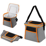 Термосумка PC2207, 12л, 26x20x24см, цвет: серо-оранжевый PARK ECOS 104569