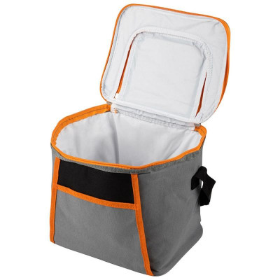 Термосумка PC2207, 12л, 26x20x24см, цвет: серо-оранжевый PARK ECOS 104569-4