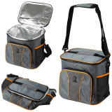 Термосумка Leonord ML15202, 20л, 30x22x30см, цвет: серый+оранжевый PARK ECOS 104933