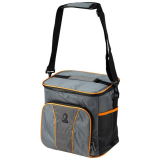 Термосумка Leonord ML15202, 20л, 30x22x30см, цвет: серый+оранжевый PARK ECOS 104933-2