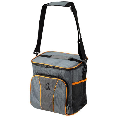 Термосумка Leonord ML15202, 20л, 30x22x30см, цвет: серый+оранжевый PARK ECOS 104933-2