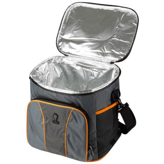 Термосумка Leonord ML15202, 20л, 30x22x30см, цвет: серый+оранжевый PARK ECOS 104933-3