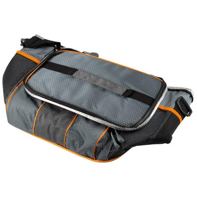 Термосумка Leonord ML15202, 20л, 30x22x30см, цвет: серый+оранжевый PARK ECOS 104933-4