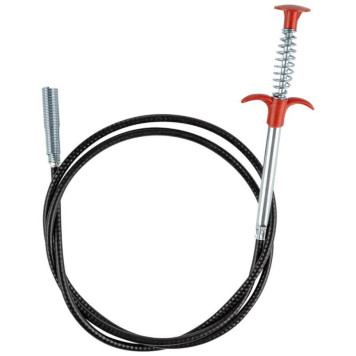 Трос сантехнический с зажимом для прочистки труб и удаления засоров 160см PARK ECOS 105033-2