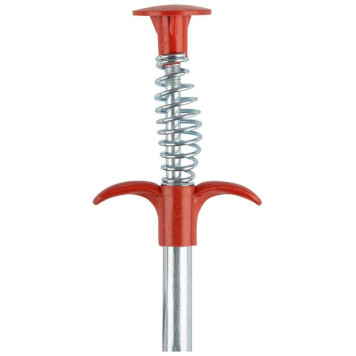 Трос сантехнический с зажимом для прочистки труб и удаления засоров 160см PARK ECOS 105033-3