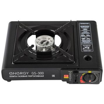 Плита газовая портативная ENERGY GS-300 (кейс, 2 типа подключения) PARK ECOS 105311-1
