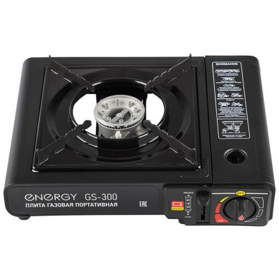 Плита газовая портативная ENERGY GS-300 (кейс, 2 типа подключения) PARK ECOS 105311-2