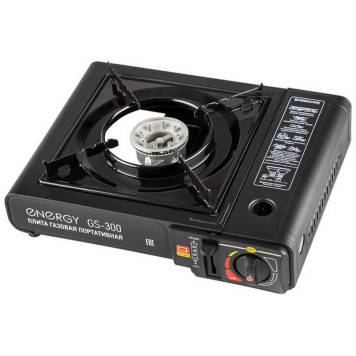 Плита газовая портативная ENERGY GS-300 (кейс, 2 типа подключения) PARK ECOS 105311-2
