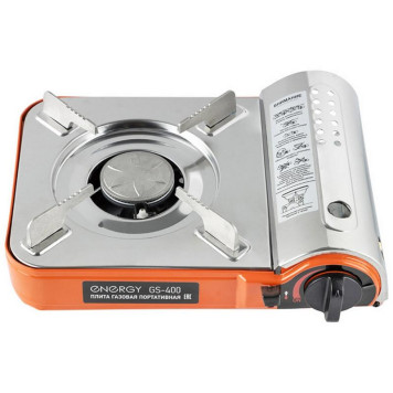 Плита газовая портативная ENERGY GS-400 (кейс, 2 типа подключения) PARK ECOS 105313-1