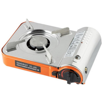 Плита газовая портативная ENERGY GS-400 (кейс, 2 типа подключения) PARK ECOS 105313-2