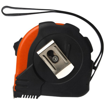 Рулетка с фиксатором прорезиненный корпус, 5м х 19мм PARK ECOS 105973-3