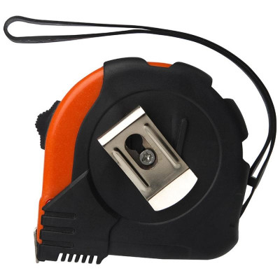 Рулетка с фиксатором прорезиненный корпус, 5м х 19мм PARK ECOS 105973-3