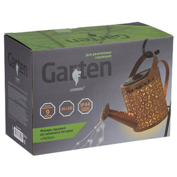 Фонарь садовый на солнечной батарее 'Лейка' PARK ECOS 107154-1