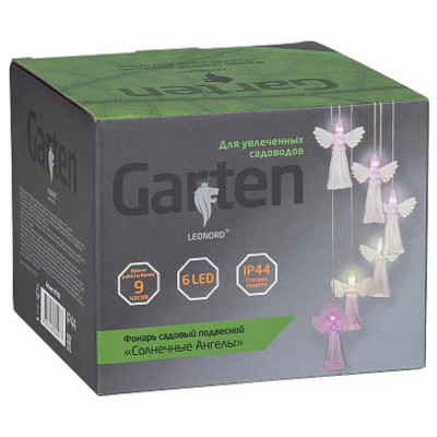 Фонарь садовый подвесной 'Солнечные Ангелы' PARK ECOS 107206-2