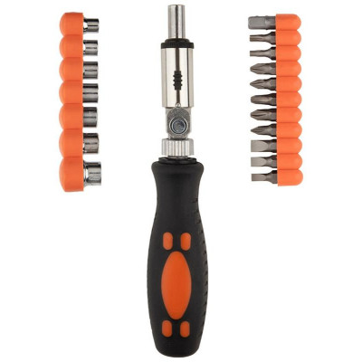 Отвертка реверсивная с шарниром , 19 предметов PARK ECOS 109098