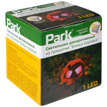 Светильник декоративный на прищепке 'Божья коровка' PARK ECOS 109157-5