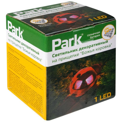Светильник декоративный на прищепке 'Божья коровка' PARK ECOS 109157-5