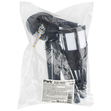 Фонарь садовый на солнечной батарее 'Факел' PARK ECOS 109249-4