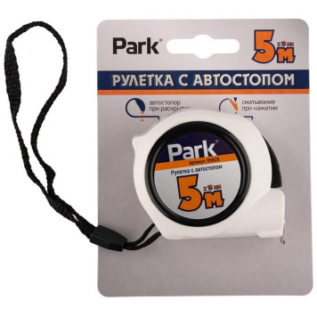 Рулетка с автостопом 5мx19мм PARK ECOS 109626-3