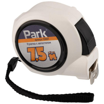 Рулетка с автостопом 7.5мx25мм PARK ECOS 109627