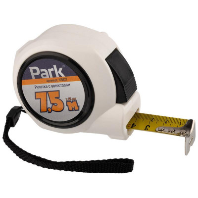 Рулетка с автостопом 7.5мx25мм PARK ECOS 109627-2