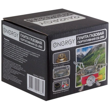 Плита газовая портативная ENERGY GS-200 (чехол+коробка) PARK ECOS 146003-1