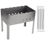 Мангал ECOS сборно-разборный 400х240х350мм, 0.35мм с 6 шампурами PARK ECOS 182520