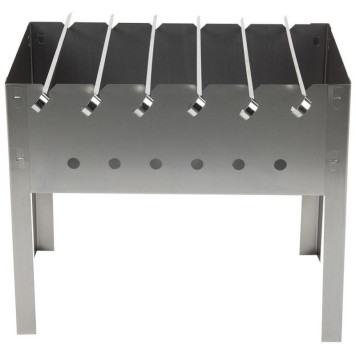 Мангал ECOS сборно-разборный 400х240х350мм, 0.50мм с 6 шампурами PARK ECOS 182542-2