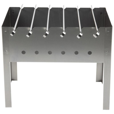 Мангал ECOS сборно-разборный 400х240х350мм, 0.50мм с 6 шампурами PARK ECOS 182542-3