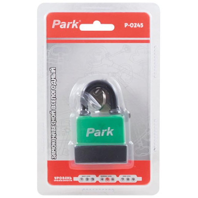 Замок навесной P-0245 всепогодный PARK ECOS 288112-2