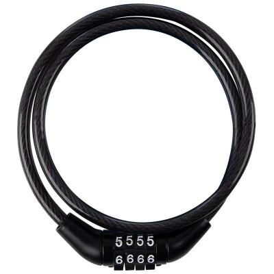 Замок велосипедный кодовый 65см, 6мм PARK ECOS 288158