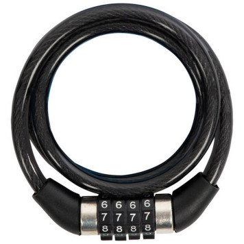 Замок велосипедный кодовый 120см, 8мм PARK ECOS 288160