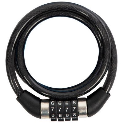 Замок велосипедный кодовый 120см, 8мм PARK ECOS 288160