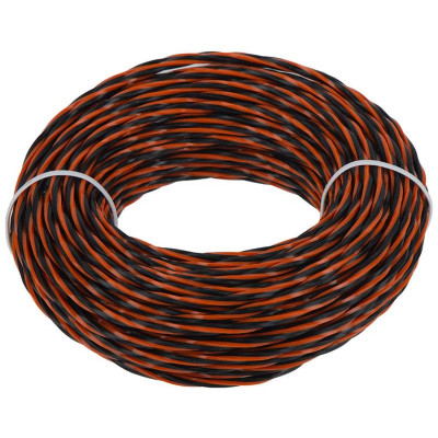 Леска для триммеров двухкомпонентная перекрученная ' Шахматы' 3.0мм, 15м, квадрат PARK ECOS 990641