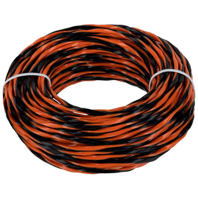 Леска для триммеров двухкомпонентная перекрученная ' Зебра' 3.0мм, 15м, квадрат PARK ECOS 990647