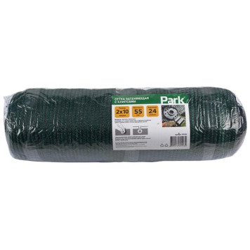 Сетка затеняющая с клипсами 2х10м PARK ECOS 999322-3