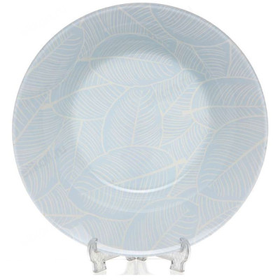 Тарелка глубокая 10335SLBD71 Ливс голубая 220мм (шк8545)