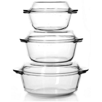Набор посуды для СВЧ 3 предм (1л+1.5л+2л) PASABAHCE 159021-1