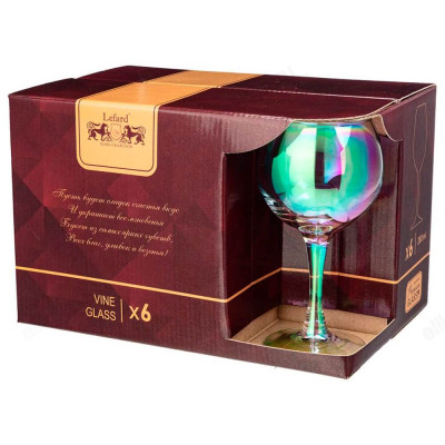 Фужер набор 6шт Времена года 280мл 194-589-1