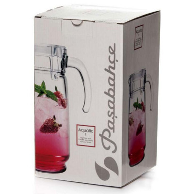 Кувшин акрил. АКВАТИК с прозр.крышкой 1650мл PASABAHCE 43324B-1