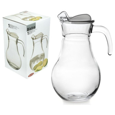 Кувшин с пласт. крышкой BISTRO 1000мл PASABAHCE 43944В