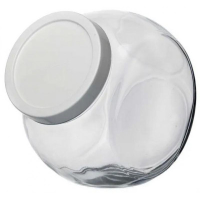 Банка с белой пласт. крышкой БЕЛЛА 2140мл PASABAHCE 43994B