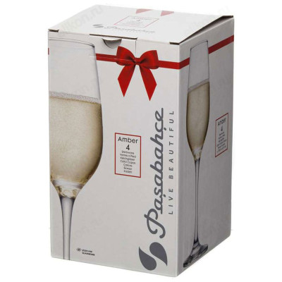 Набор бокалов АМБЕР 440295B/4 шампанское-1