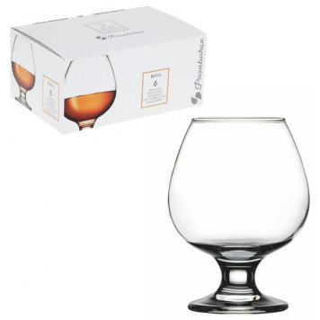 Набор бокалов BISTRO 6шт 395мл (коньяк) PASABAHCE 44188B
