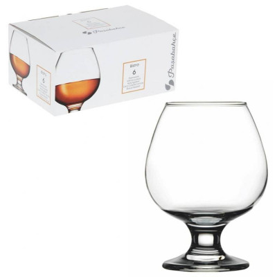 Набор бокалов BISTRO 6шт 395мл (коньяк) PASABAHCE 44188B