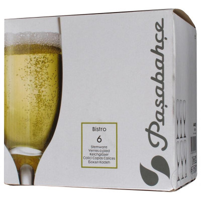 Набор бокалов BISTRO 6шт 190мл (шампанское) PASABAHCE 44419B