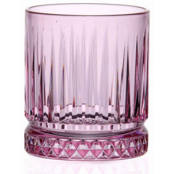 Стакан ЭЛИЗИЯ (Энжой) 355мл розовый PASABAHCE 520004SLBP