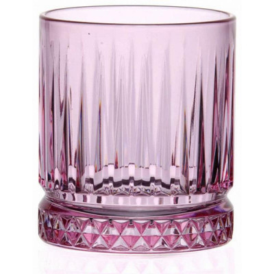 Стакан ЭЛИЗИЯ (Энжой) 355мл розовый PASABAHCE 520004SLBP